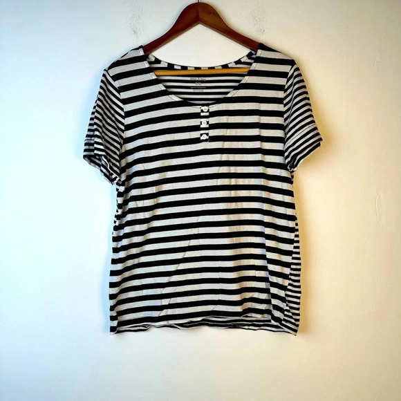 White Stag Striped Tee Shirt - Picture 1 of 3
